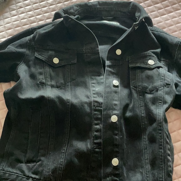 Topshop oversized jean jacket - Picture 3 of 4